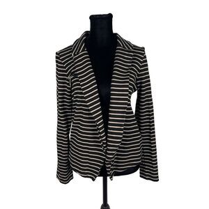 Anthropologie Dolan Stripe‎ Left Coast Open Front Sweater - Women’s S